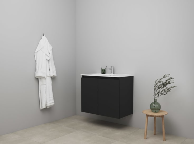 Sanibell Online möbelpaket, omonterad, 81x46 cm, matt svart