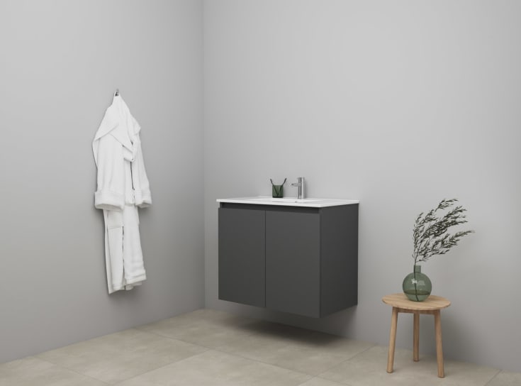 Sanibell Online möbelpaket, omonterad, 81x46 cm, matt antracit