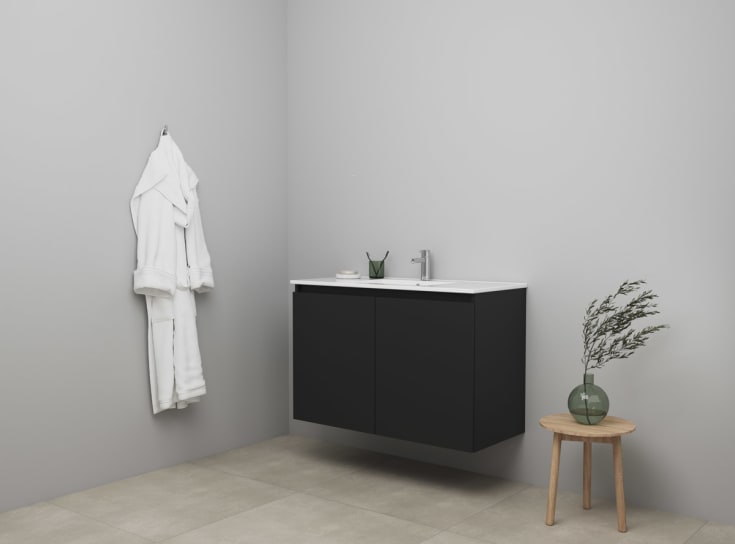 Sanibell Online möbelpaket, omonterad, 101x46 cm, matt svart