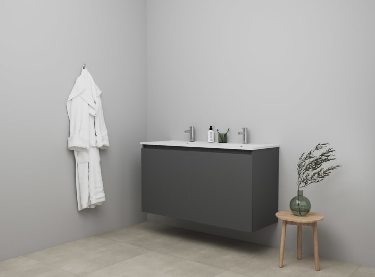 Sanibell Online møbelpakke, 121x46 cm, mat antracit