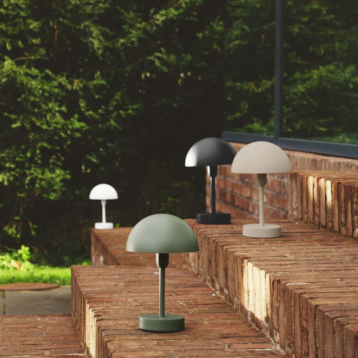 Nordlux Ellen oppladbar bordlampe, sort