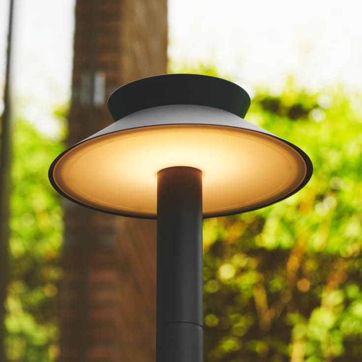 Nordlux Justina trädgårdslampa solcell, antracit