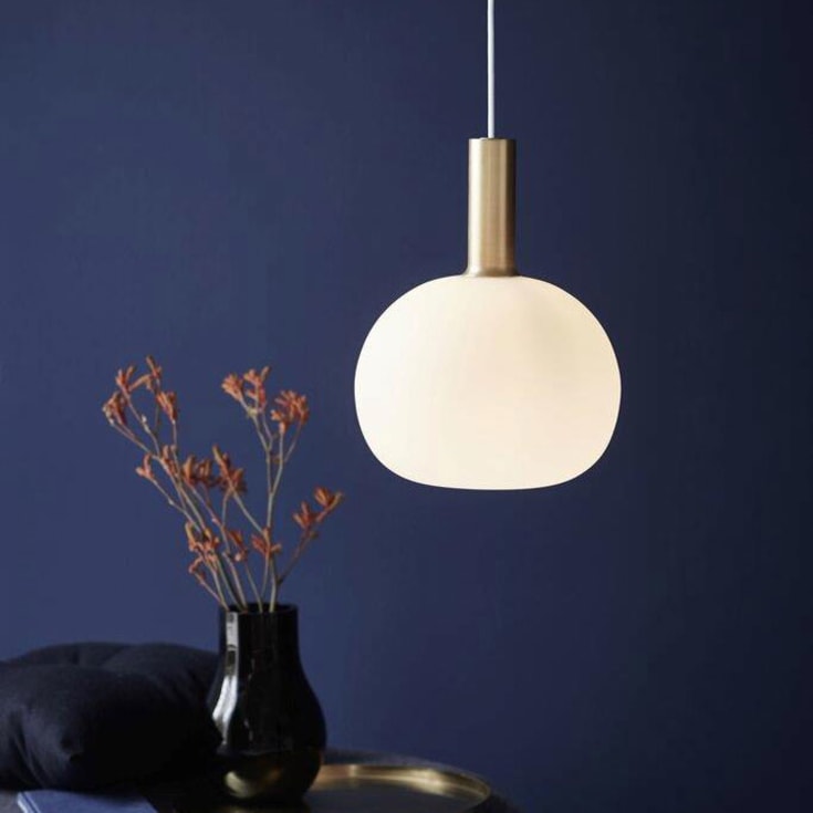 Nordlux Alton pendellampe, opal, Ø25 cm