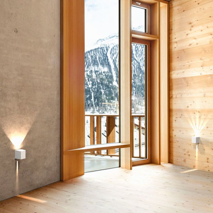 Nordlux Canto Kubi 2 vägglampa utomhus, hvit