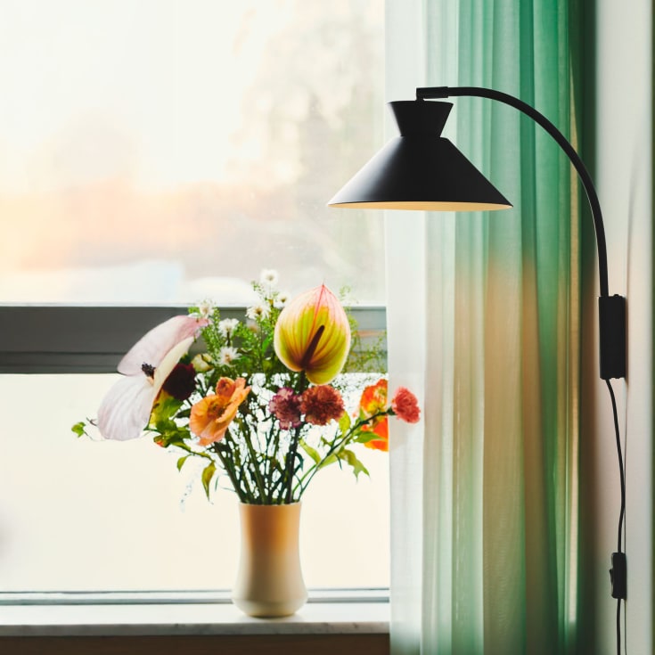 Nordlux Dial vägglampa, svart