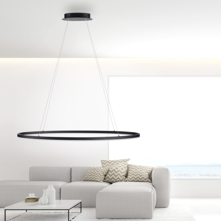 Paul Neuhaus Titus Oval lysekrone, Ø118x56 cm