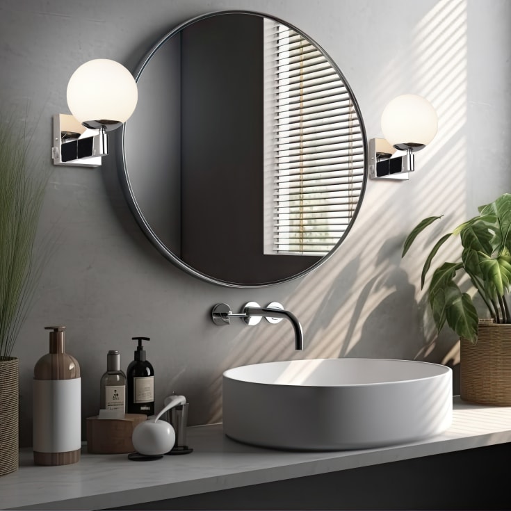 Trio Lighting Kula spegellampa