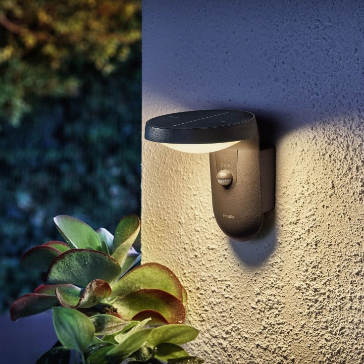 Philips myGarden Tyla solcelle væglampe