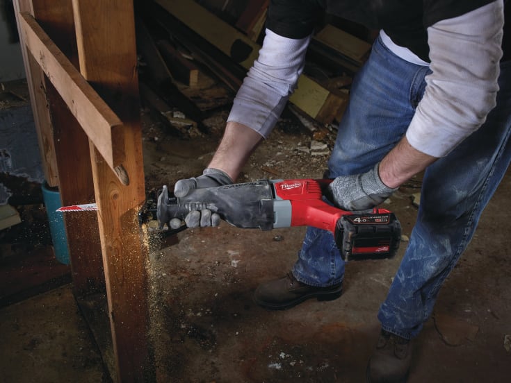 Milwaukee M18 BSX-0 Heavy Duty bajonetsav, u. batteri