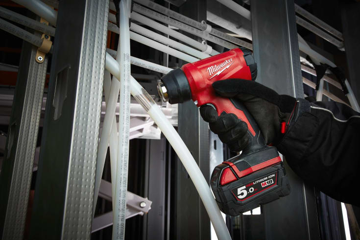 Milwaukee M18 BHG-0 varmluftpistol, u. batteri