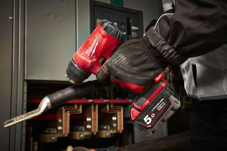 Milwaukee M18 BHG-0 varmluftpistol, u. batteri