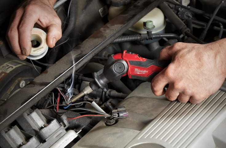 Milwaukee M12 SI-0 loddekolbe, u. batteri