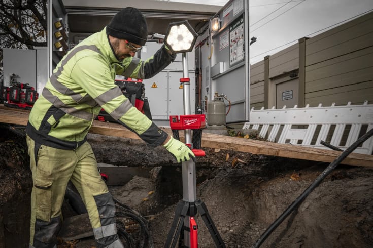 Milwaukee M18 Powerpack arbejdslampe, u. batteri