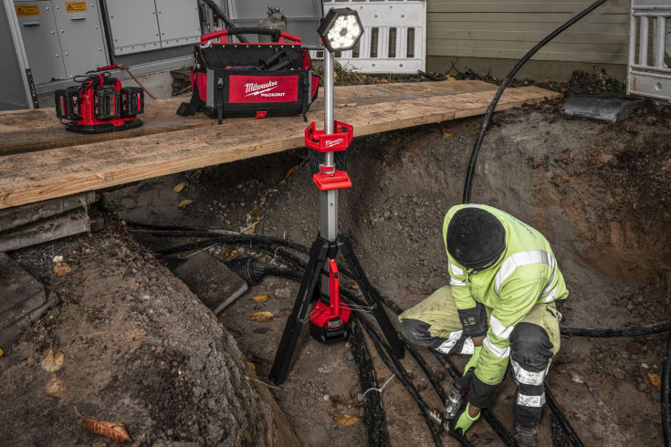 Milwaukee M18 Powerpack arbejdslampe, u. batteri