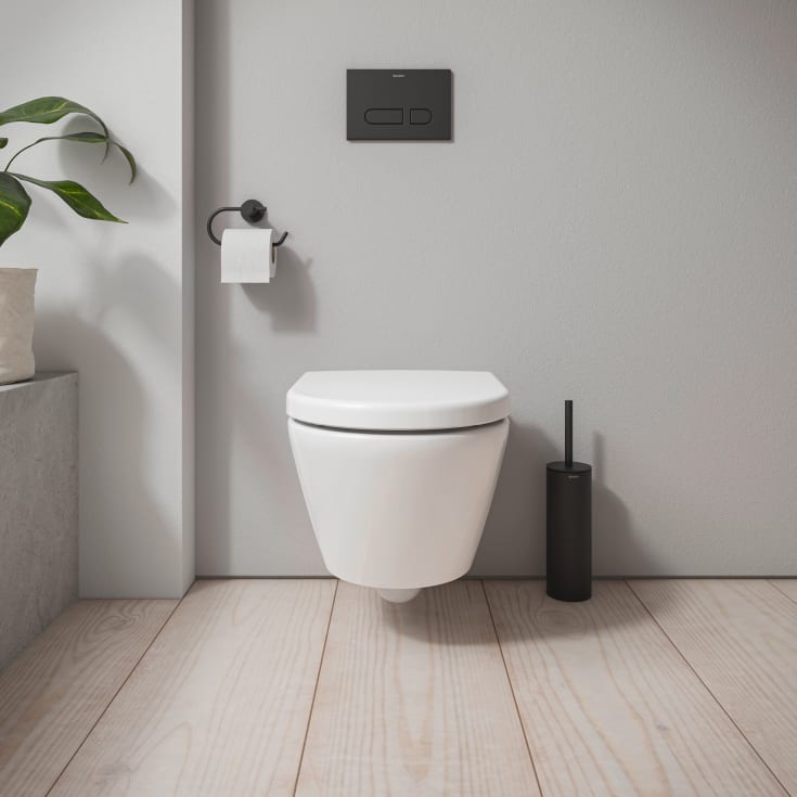 Duravit D-Code vägghängd toalett, utan spolkant, vit