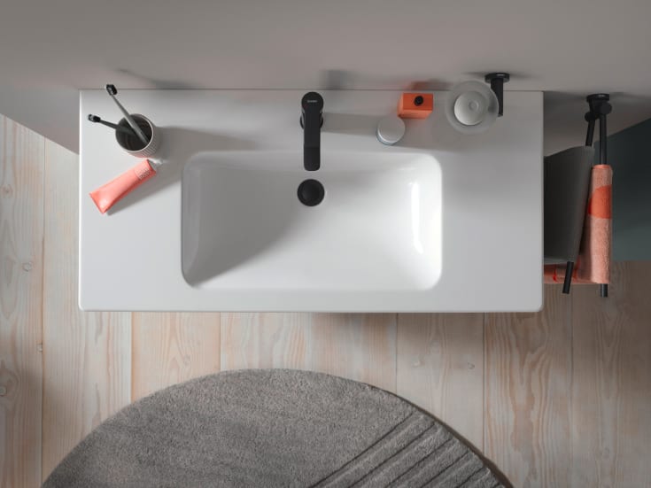 Duravit D-Code tvättställ, 100x48 cm, vit