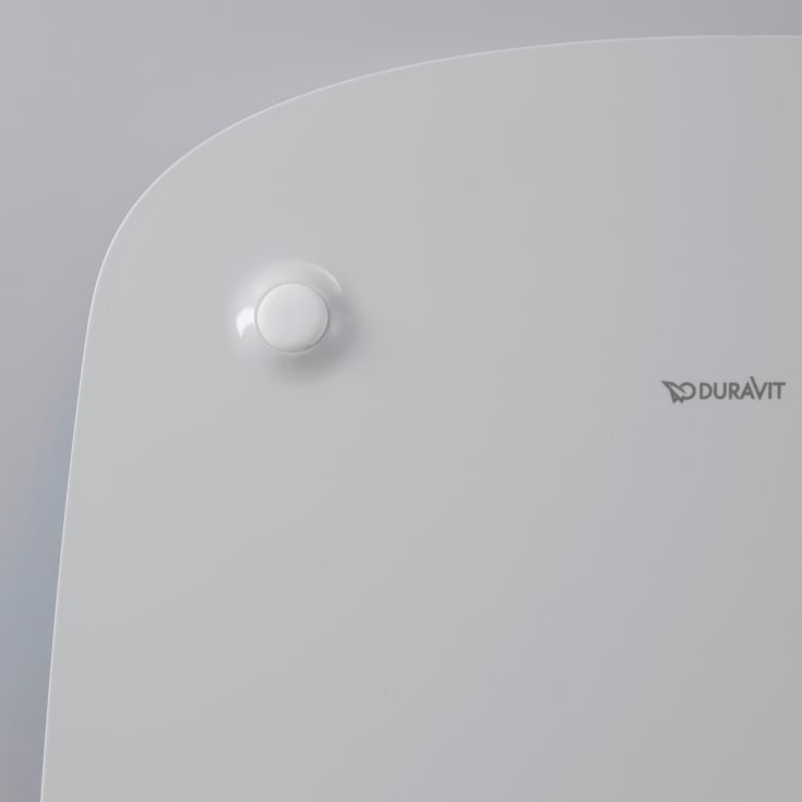 Duravit DuraStyle toiletbræt, soft close, aftagelig, hvid