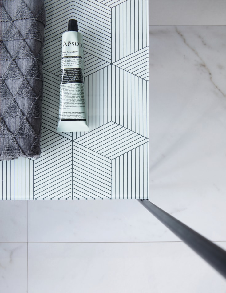 Duravit DuraSquare Cubic-line glasshylle, 970x8 mm, hvit