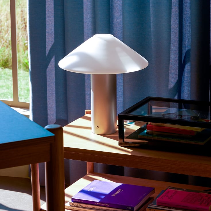Hübsch Orbit bordslampa, silver
