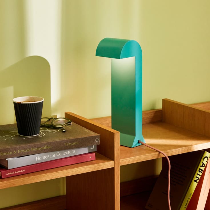 Hübsch Soothe bordlampe, turkis