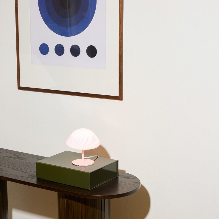Halo Design Mini Mush bordslampa, rosa