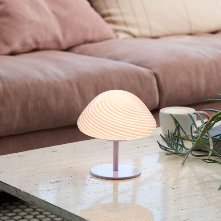 Halo Design Mini Mush bordslampa, lila