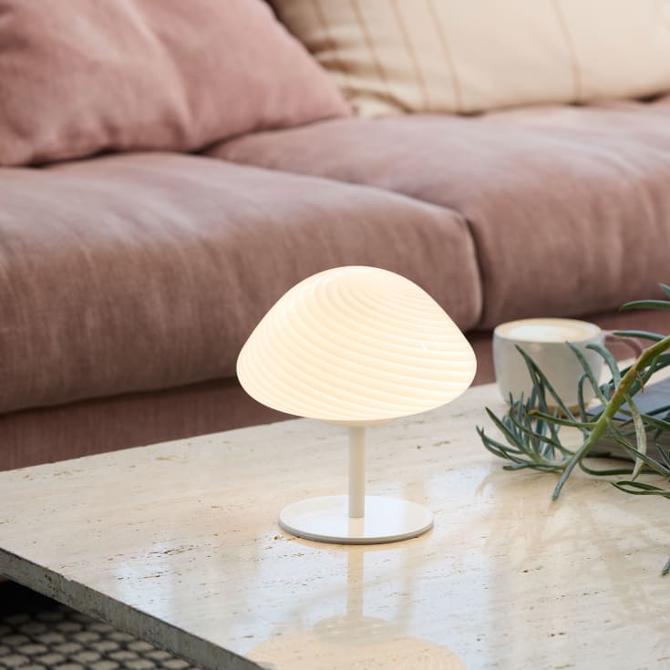 Halo Design Mini Mush bordslampa, vit