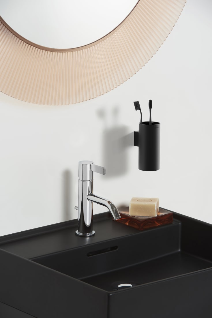Laufen Nixie tandkrus, mat sort