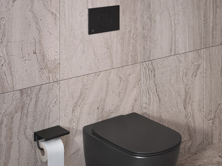 Ideal Standard Alu+ toalettpappershållare, matt svart