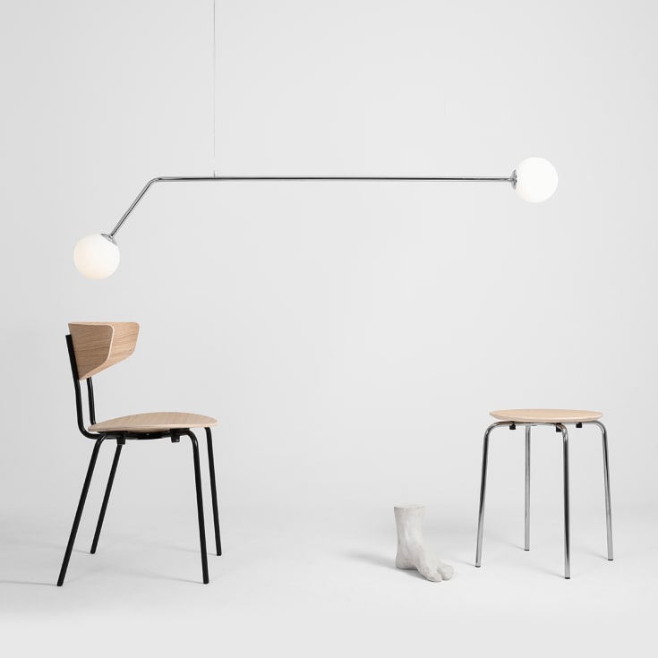 Aldex Pure taklampe, krom