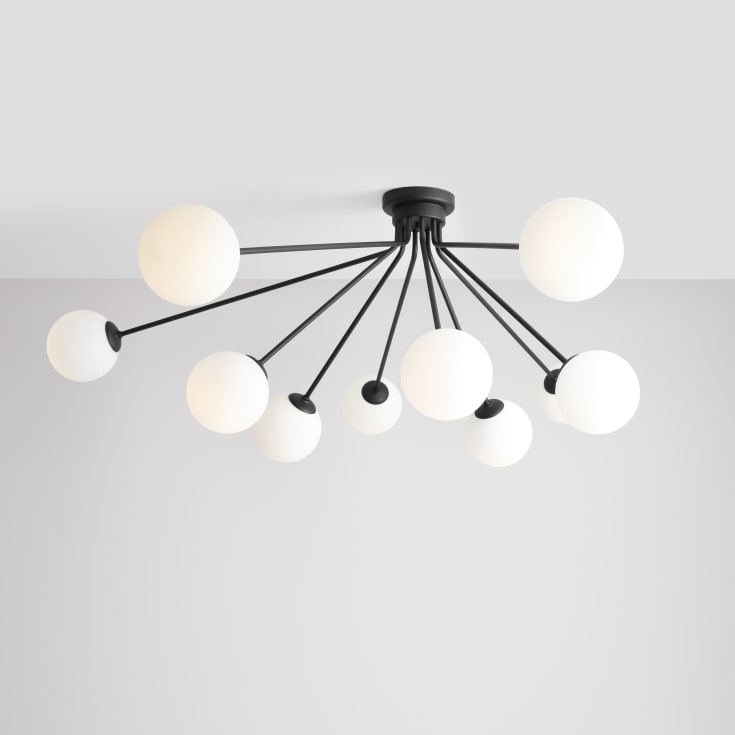 Aldex Holm 10 taklampa, svart