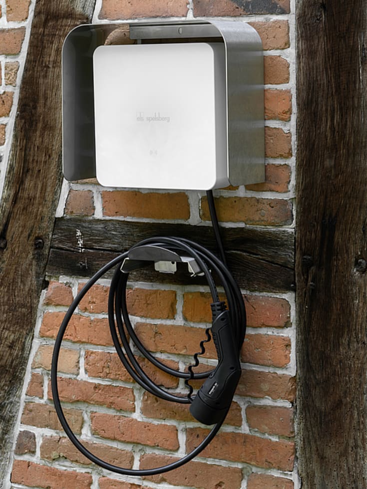 Regntrekk for Wallbox, rustfritt stål VA2, WB WSD