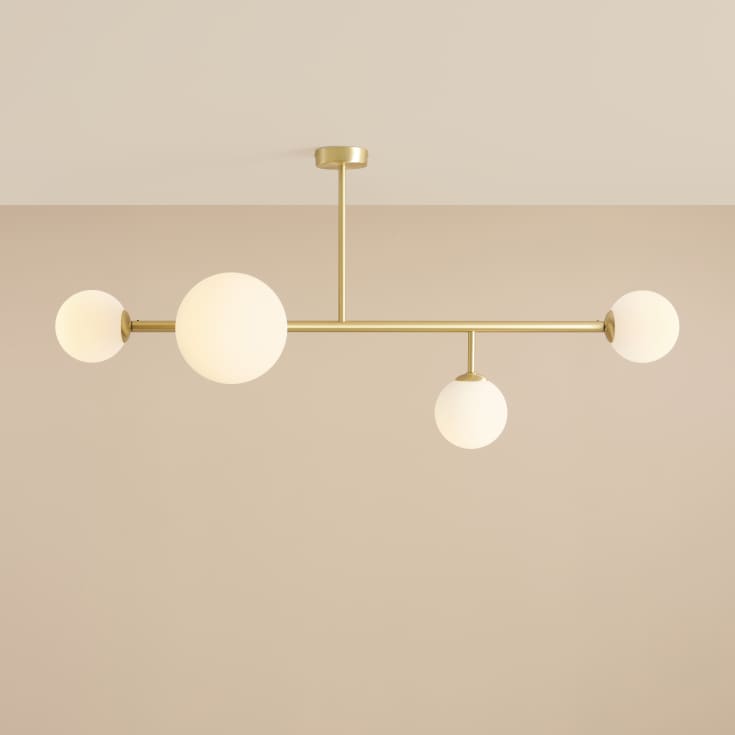 Aldex Dione taklampe, messing