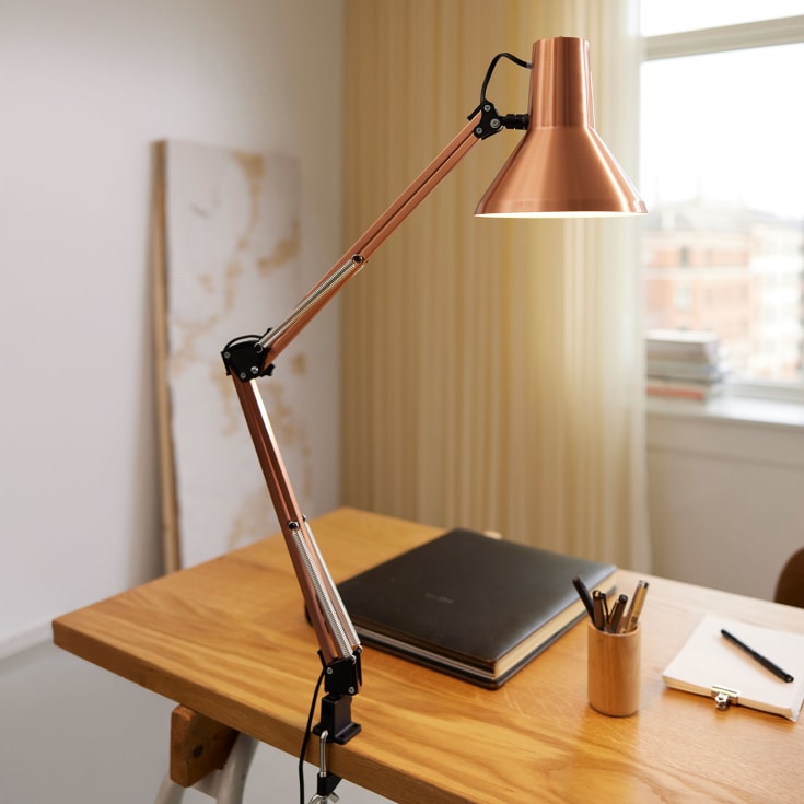 Nielsen Light Jensen arkitektlampa, koppar