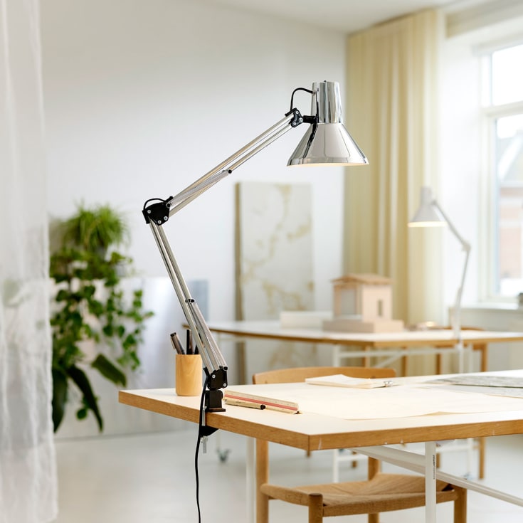 Nielsen Light Jensen arkitektlampe, krom