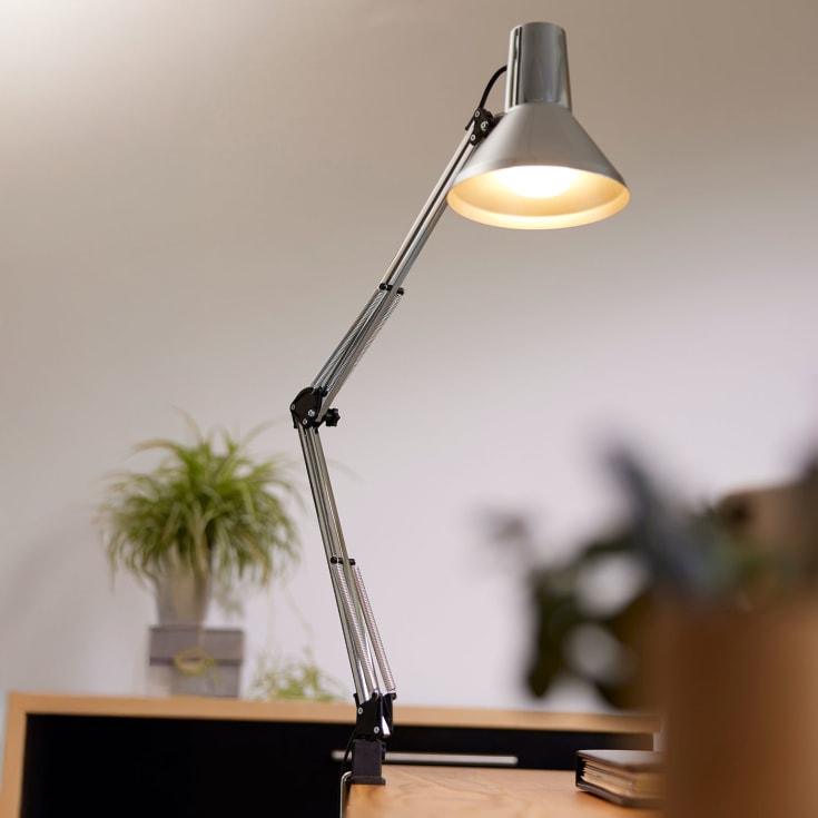 Nielsen Light Jensen arkitektlampe, krom