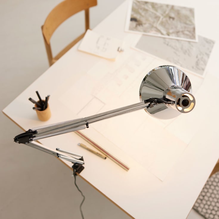 Nielsen Light Jensen arkitektlampe, krom