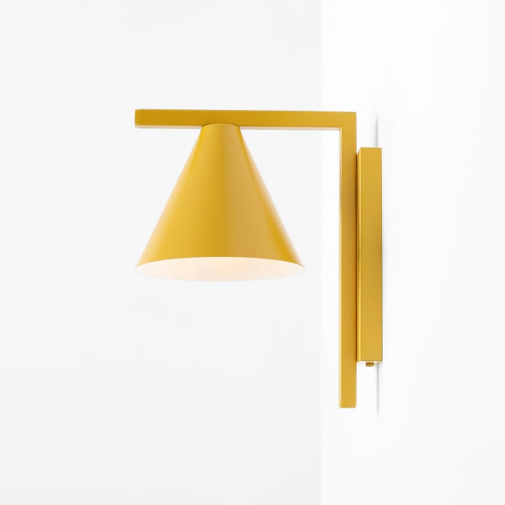 Aldex Form vegglampe, gul
