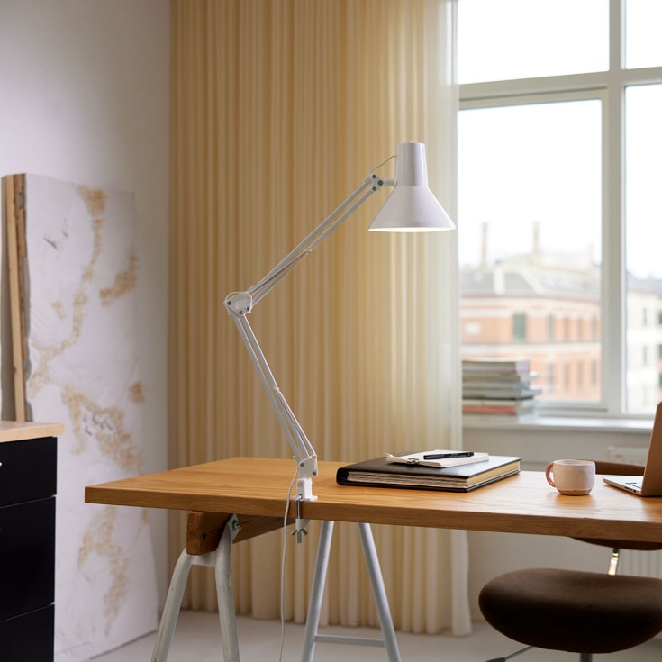 Nielsen Light Jensen arkitektlampe, hvid