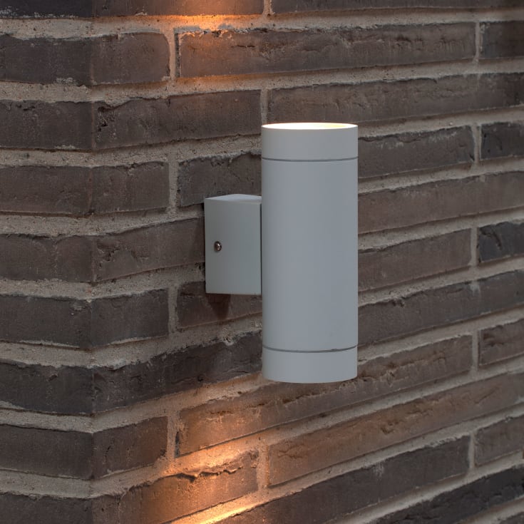 Nordlux Tin Maxi vägglampa utomhus, vit