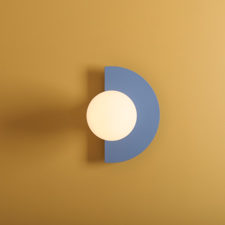 Aldex Loop vägglampa, blå