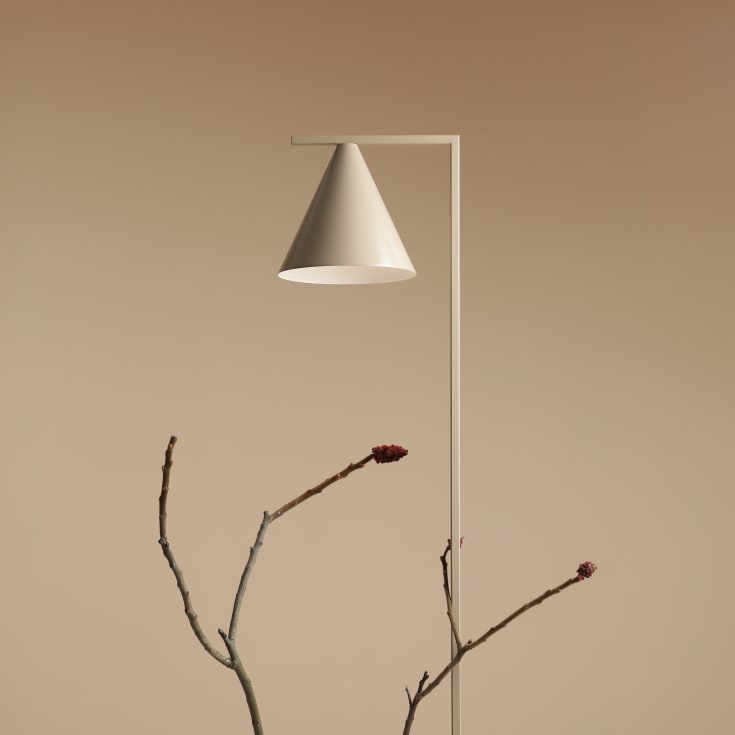 Aldex Form golvlampa, beige