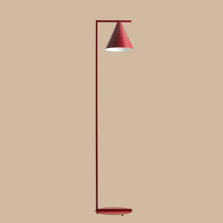 Aldex Form golvlampa, röd
