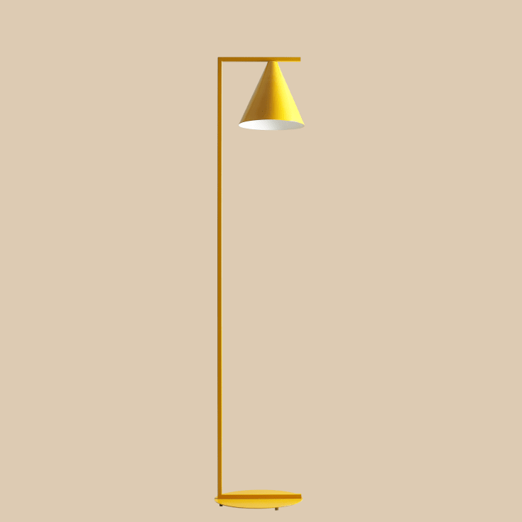 Aldex Form gulvlampe, gul