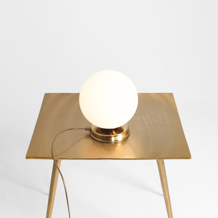 Aldex Ball bordlampe, guld, Ø20 cm