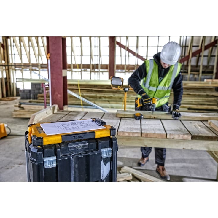 DEWALT TSTAK clipboard med lys