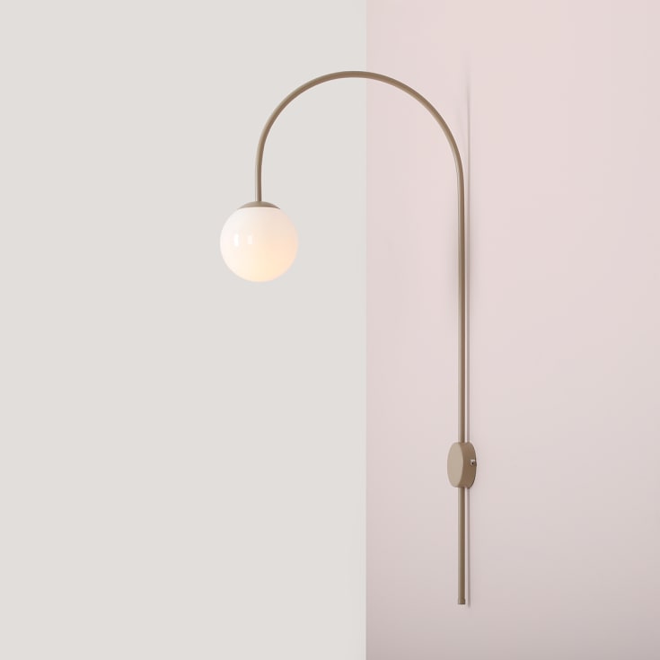 Aldex Una væglampe, beige