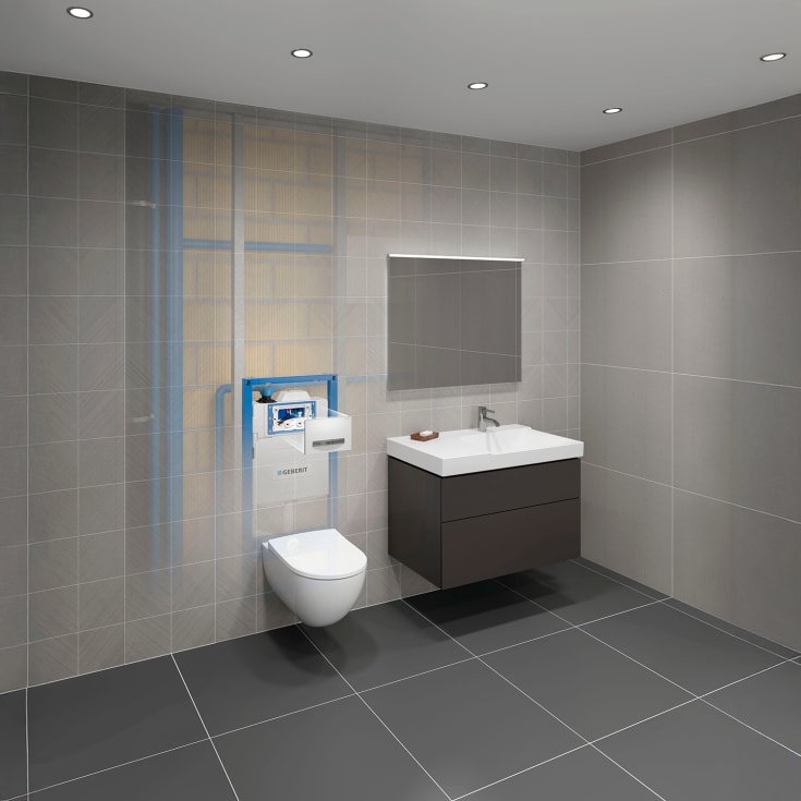 Geberit Duofix Sigma inbyggnadscistern, utan nedre väggbeslag, 112 cm