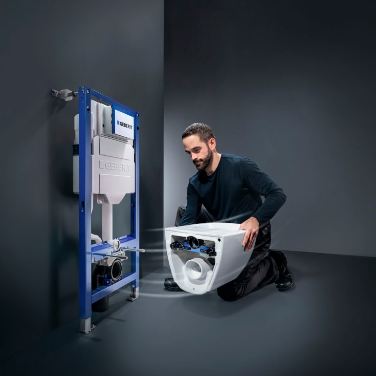 Geberit Duofix Sigma inbyggnadscistern, utan nedre väggbeslag, 112 cm