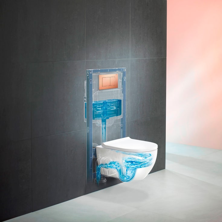 Geberit Duofix Sigma inbyggnadscistern, utan nedre väggbeslag, 112 cm